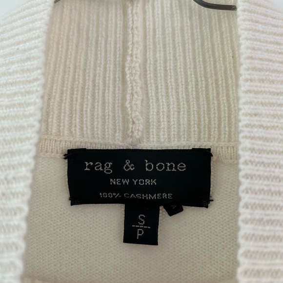 Rag & Bone Mock Neck Cashmere Sweater - Small - Picture 3 of 3